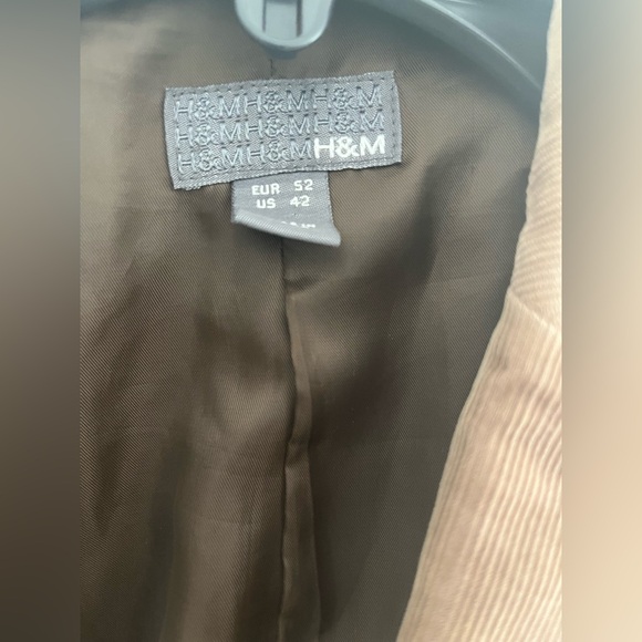 H&M Men's Brown Blazer - Picture 4 of 5